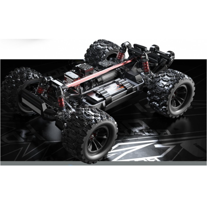 Hyper Go MT10 V2 White Pack 1/10 Monster Truck RC Brushless 4WD