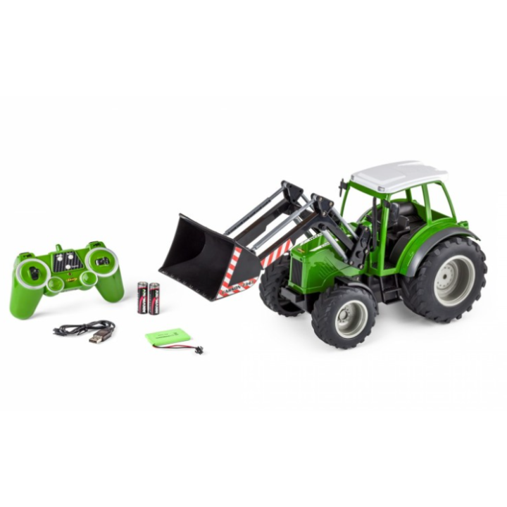 Carson RC Tractor 1:16 con Cargador Frontal 2.4G RTR – Realismo y Potencia