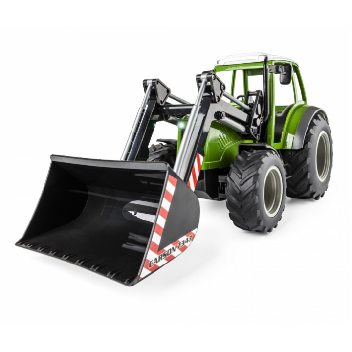 Carson RC Tractor 1:16 con Cargador Frontal 2.4G RTR – Realismo y Potencia