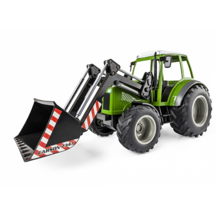 Carson RC Tractor 1:16 con Cargador Frontal 2.4G RTR – Realismo y Potencia