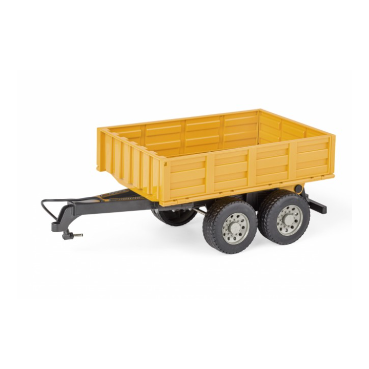 CARSON 1:16 Trailer Amarillo para Tractor RC – Volquete Funcional