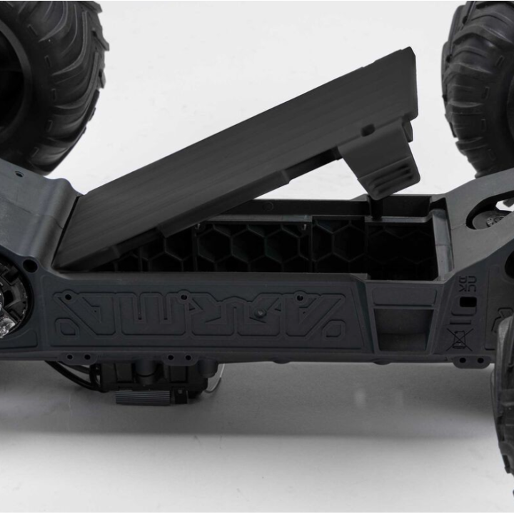 ARRMA Gorgon 2WD RTA Brushed Monster Truck 1/10 Transparente (Batería y Cargador Incluidos)