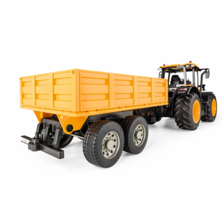 CARSON 1:16 Trailer Amarillo para Tractor RC – Volquete Funcional