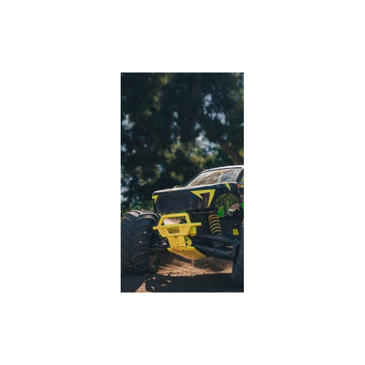 ARRMA Gorgon 4X2 MEGA 550 Brushed Monster Truck 1/10 RTR Amarillo (Batería y Cargador Incluidos)