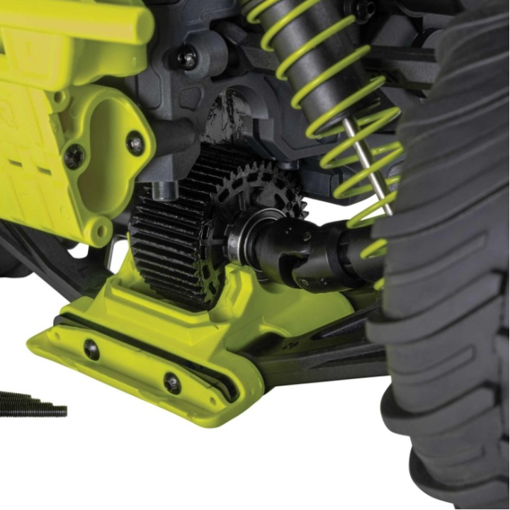 ARRMA Gorgon 4X2 MEGA 550 Brushed Monster Truck 1/10 RTR Amarillo (Batería y Cargador Incluidos)