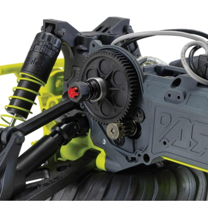 ARRMA Gorgon 4X2 MEGA 550 Brushed Monster Truck 1/10 RTR Amarillo (Batería y Cargador Incluidos)