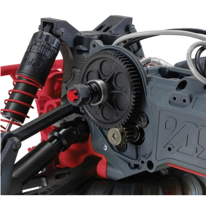 ARRMA Gorgon 4X2 MEGA 550 Brushed Monster Truck 1/10 RTR Rojo (Batería y Cargador Incluidos)