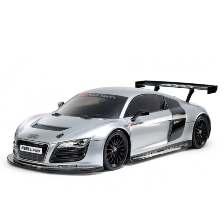 Carrocería Tamiya Audi R8 LMS 2008 – Pintada y Decorada, Lista para Montar 1/10