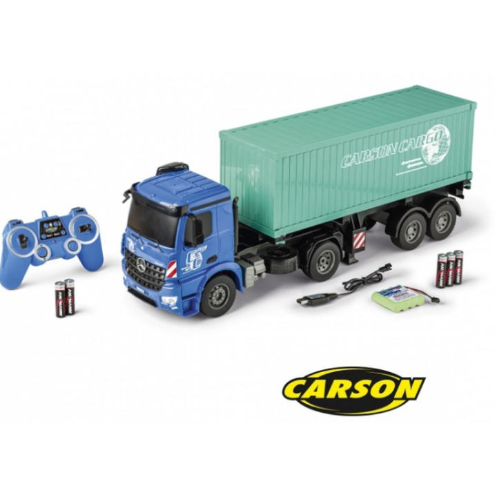 CARSON 1:20 MB Arocs con Contenedor RC 100% RTR – Realismo y Potenci