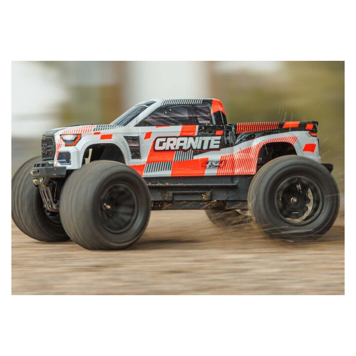 Arrma GRANITE MEGA 1-10 4X4 RTR Brushed Monster Truck Naranja