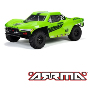 ARRMA Fury MEGA 550 1/10 2WD Short Course Truck RTR Verde