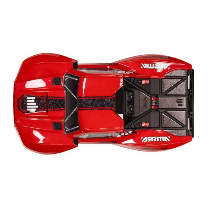 ARRMA Fury MEGA 550 1/10 2WD Short Course Truck RTR Rojo