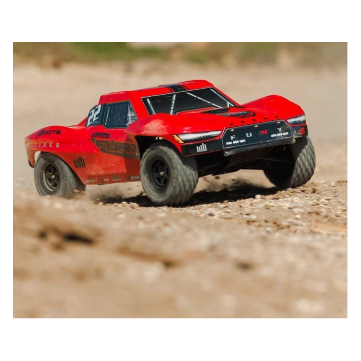 ARRMA Fury MEGA 550 1/10 2WD Short Course Truck RTR Rojo