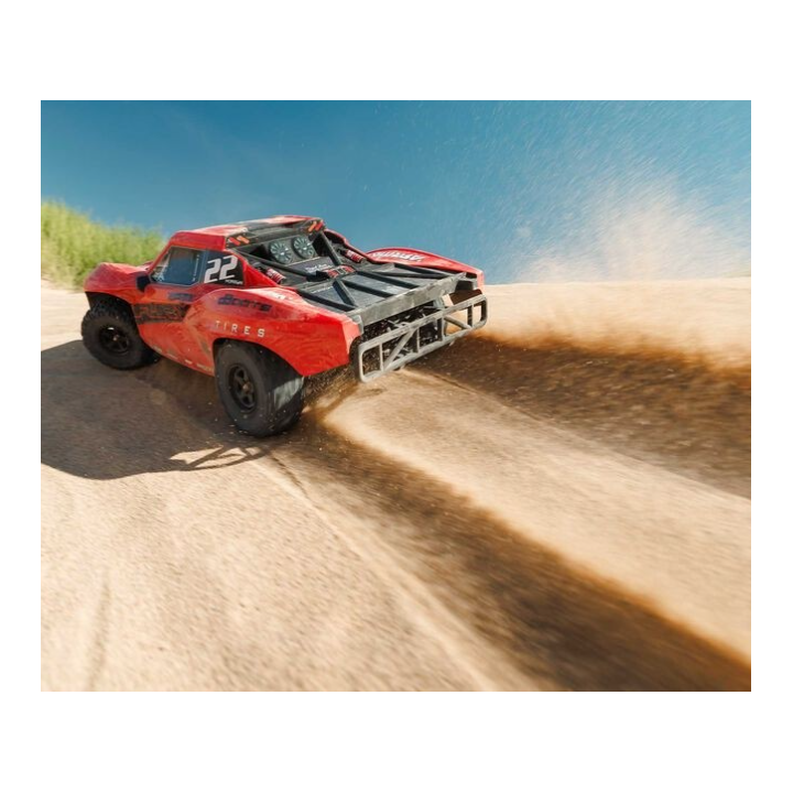 ARRMA Fury MEGA 550 1/10 2WD Short Course Truck RTR Rojo