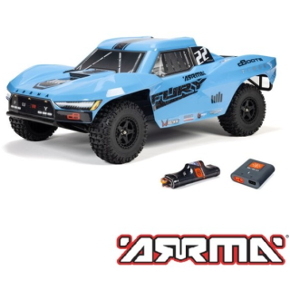 ARRMA 1/10 FURY MEGA 550 2WD Short Course Truck RTR Azul
