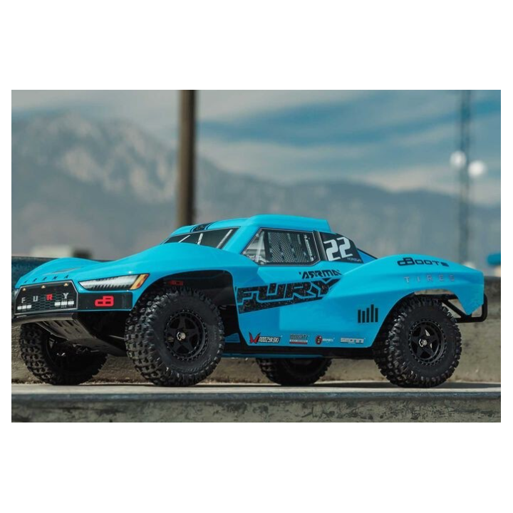 ARRMA 1/10 FURY MEGA 550 2WD Short Course Truck RTR Azul