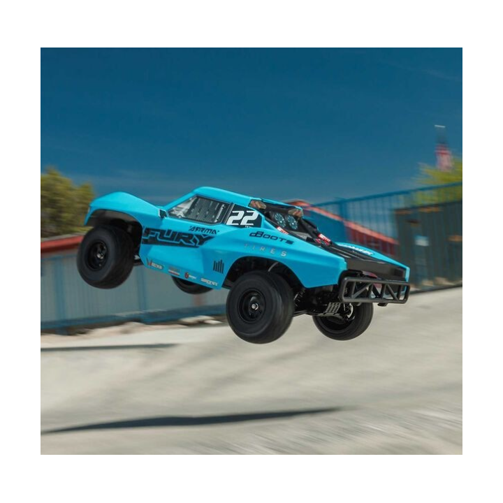 ARRMA 1/10 FURY MEGA 550 2WD Short Course Truck RTR Azul