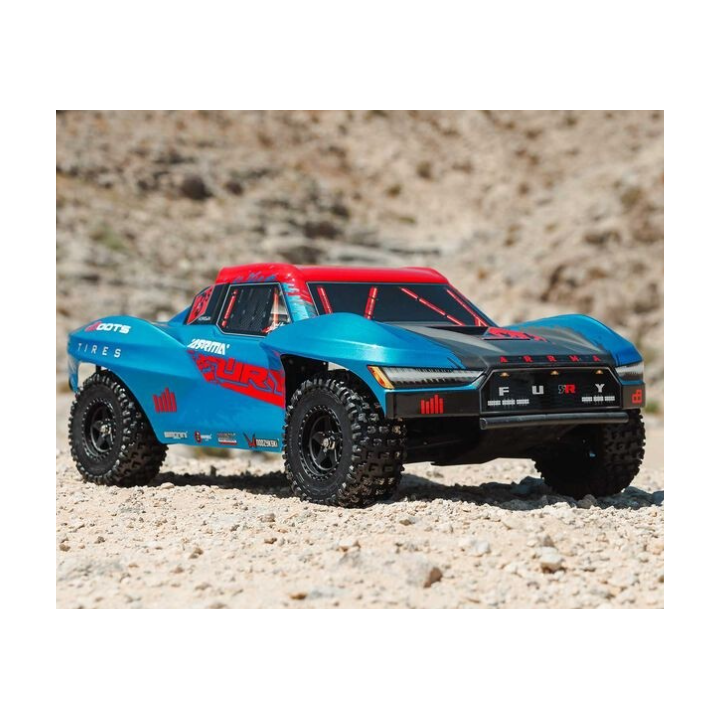 ARRMA 1/10 Fury 223S 2WD Brushless Short Course Truck RTR Azul