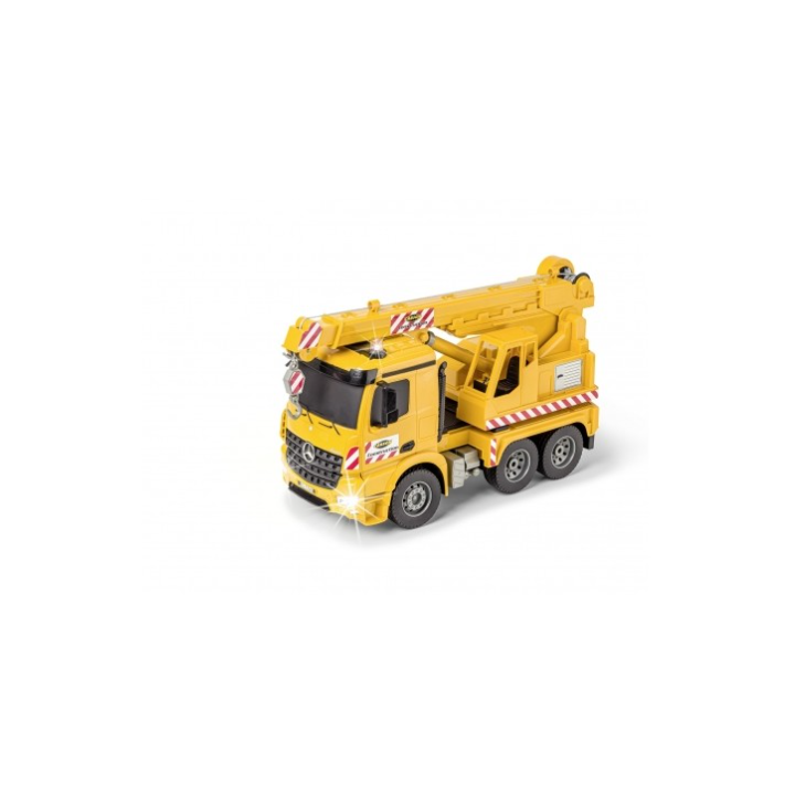 Carson 1:20 MB Arocs Crane Truck 100% RTR – Camión Grúa RC Realista