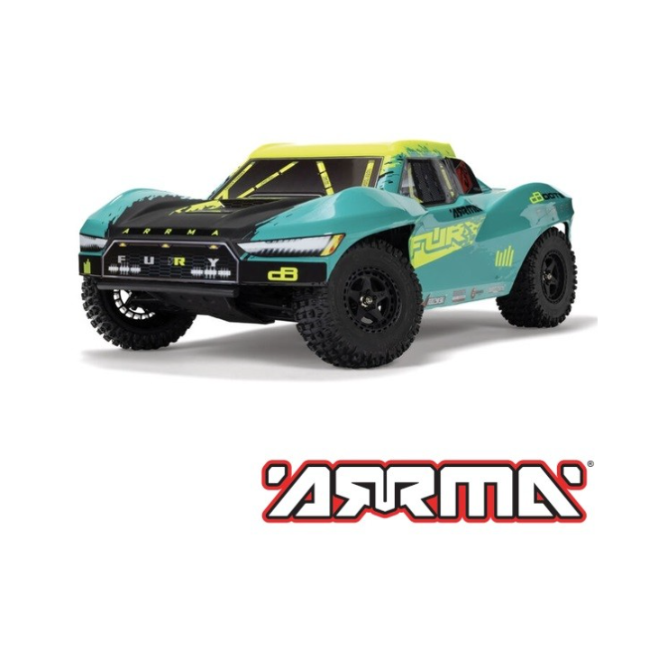 ARRMA 1/10 Fury 223S 2WD Brushless Short Course Truck RTR Verde