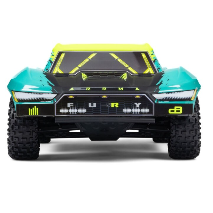 ARRMA 1/10 Fury 223S 2WD Brushless Short Course Truck RTR Verde