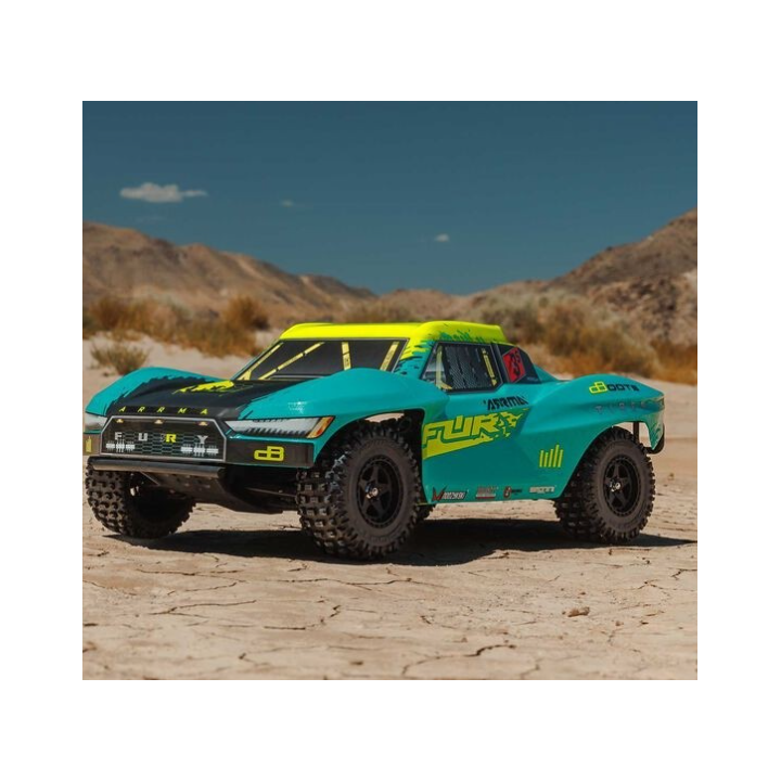 ARRMA 1/10 Fury 223S 2WD Brushless Short Course Truck RTR Verde