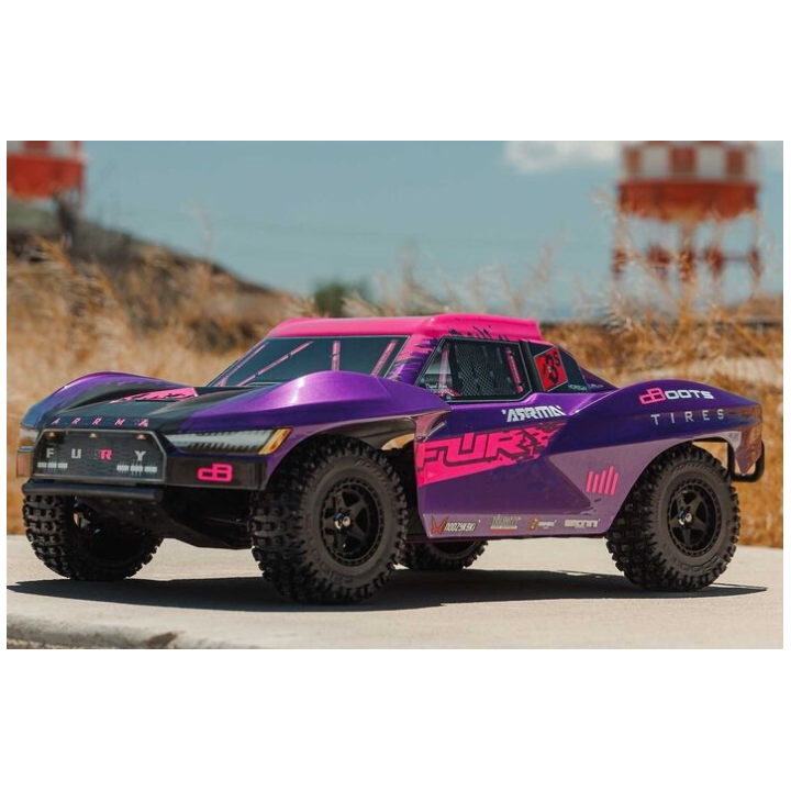 ARRMA 1/10 Fury 223S 2WD Brushless Short Course Truck RTR Magenta
