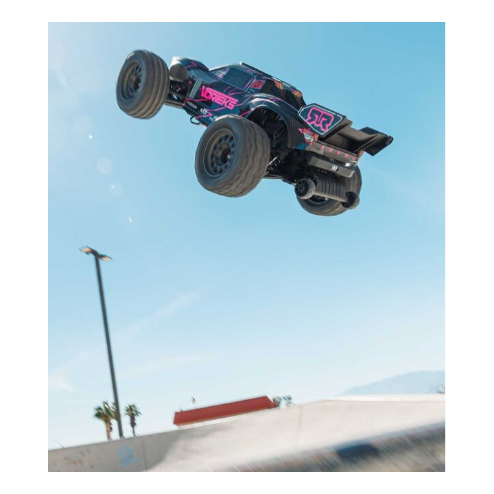 ARRMA VORTEKS 223S DSC 1/10 2WD Brushless Stadium Truck RTR Rosa