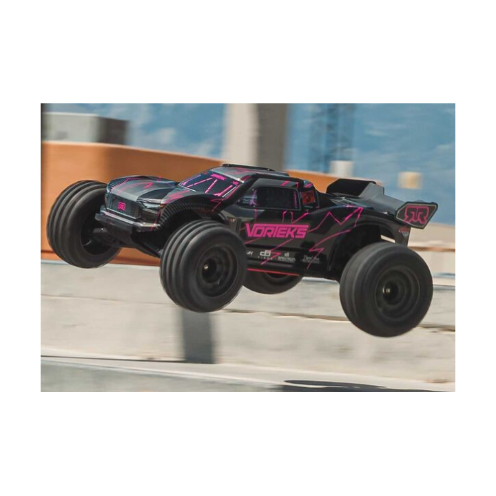 ARRMA VORTEKS 223S DSC 1/10 2WD Brushless Stadium Truck RTR Rosa