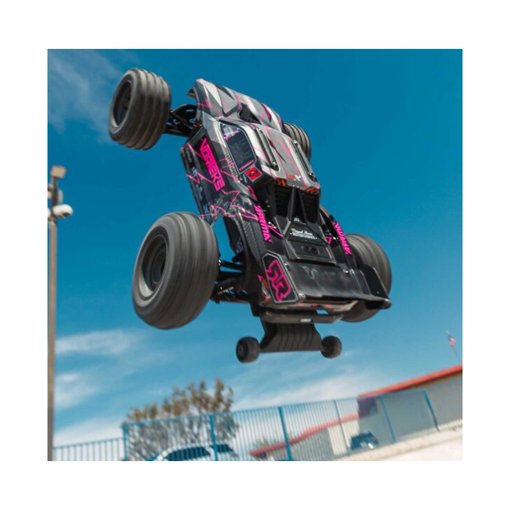 ARRMA VORTEKS 223S DSC 1/10 2WD Brushless Stadium Truck RTR Rosa