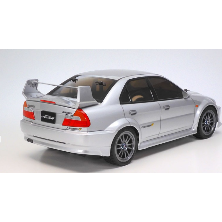 Carrocería Tamiya Mitsubishi Lancer Evo V – Pintada y Decorada Profesionalmente 1/10
