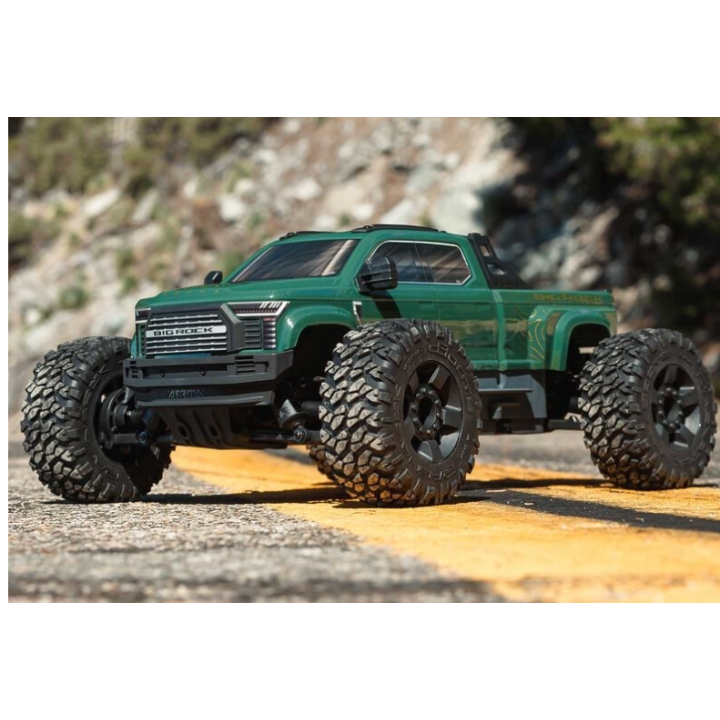 ARRMA 1/10 Big Rock 223S Brushless 4WD Monster Truck Verde