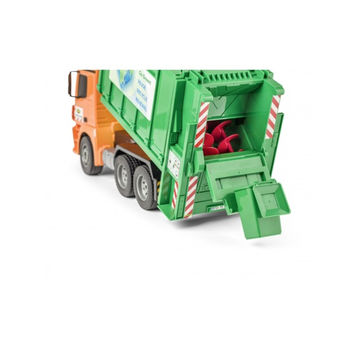 Carson MB Arocs Garbage Truck 1:20 RTR con luces LED