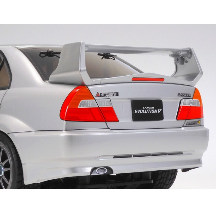 Carrocería Tamiya Mitsubishi Lancer Evo V – Pintada y Decorada Profesionalmente 1/10