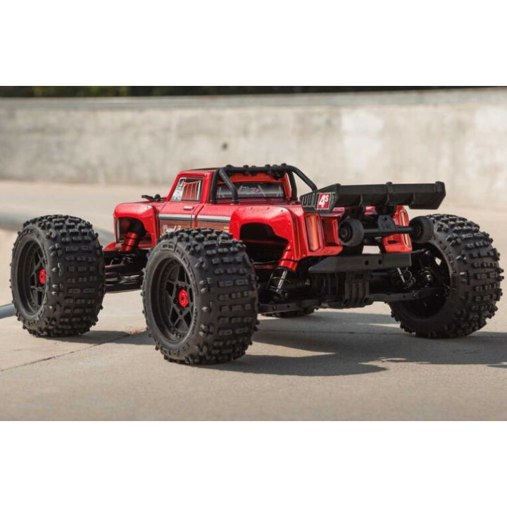 ARRMA 1/10 OUTCAST 4X4 4S V2 BLX Stunt Truck RTR Rojo