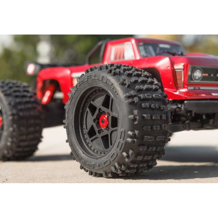 ARRMA 1/10 OUTCAST 4X4 4S V2 BLX Stunt Truck RTR Rojo