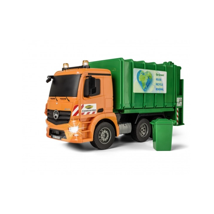 Carson MB Arocs Garbage Truck 1:20 RTR con luces LED