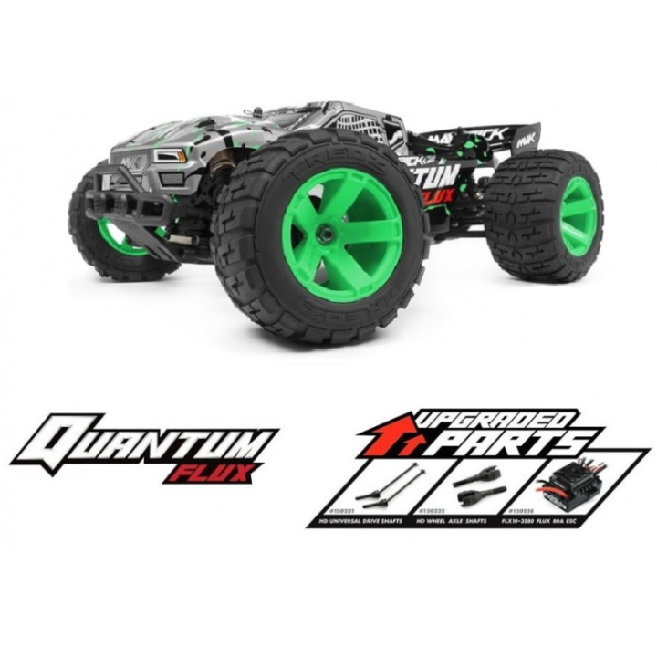 MAVERICK QUANTUM XT FLUX 1/10 4WD Stadium Truck Silver