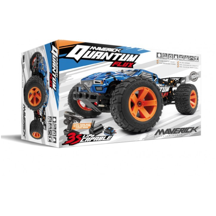 MAVERICK QUANTUM XT FLUX 1/10 4WD Stadium Truck Blue