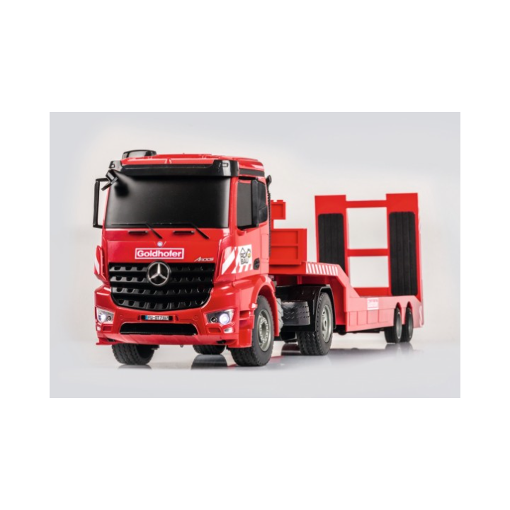 CARSON 1:20 MB Arocs Goldhofer 2.4GHz 100% RTR – Camión RC con remolque
