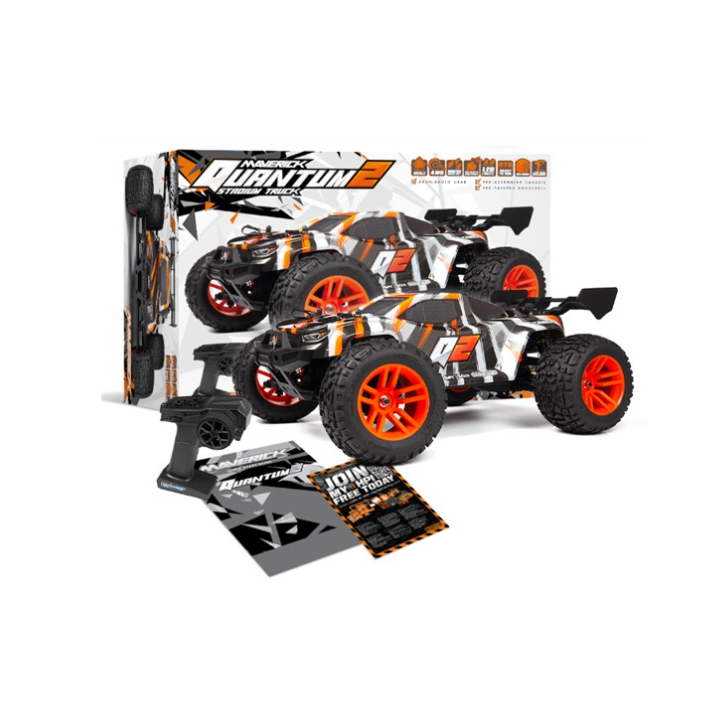 Maverick RC Quantum2 XT 1/10 Stadium Truck Orange