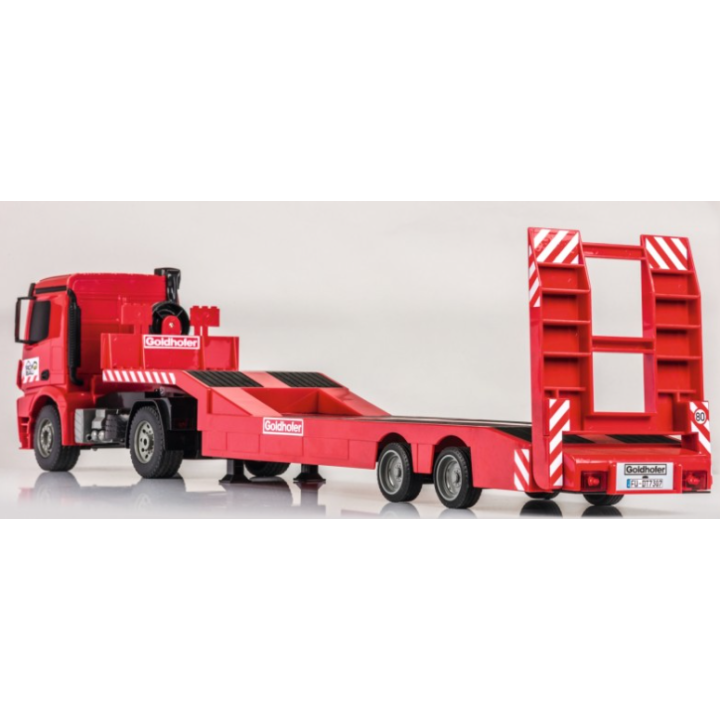 CARSON 1:20 MB Arocs Goldhofer 2.4GHz 100% RTR – Camión RC con remolque