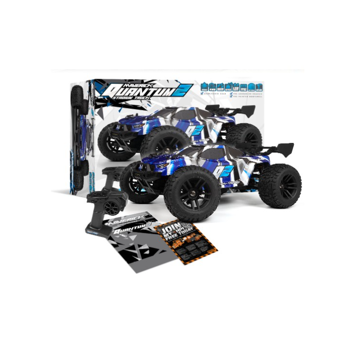 Maverick RC Quantum2 XT 1/10 Stadium Truck Blue