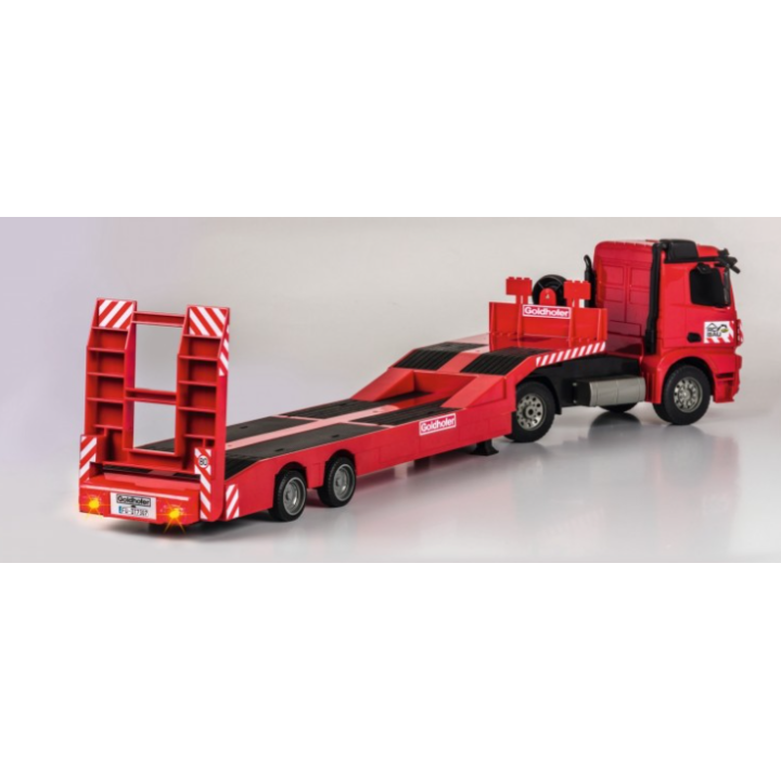 CARSON 1:20 MB Arocs Goldhofer 2.4GHz 100% RTR – Camión RC con remolque