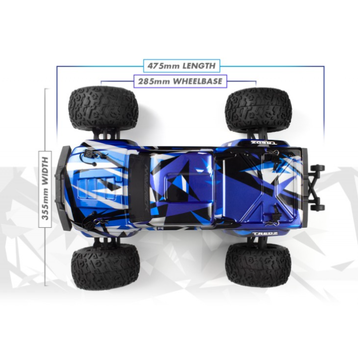 Maverick Quantum2 MT 1/10 Monster Truck Blue