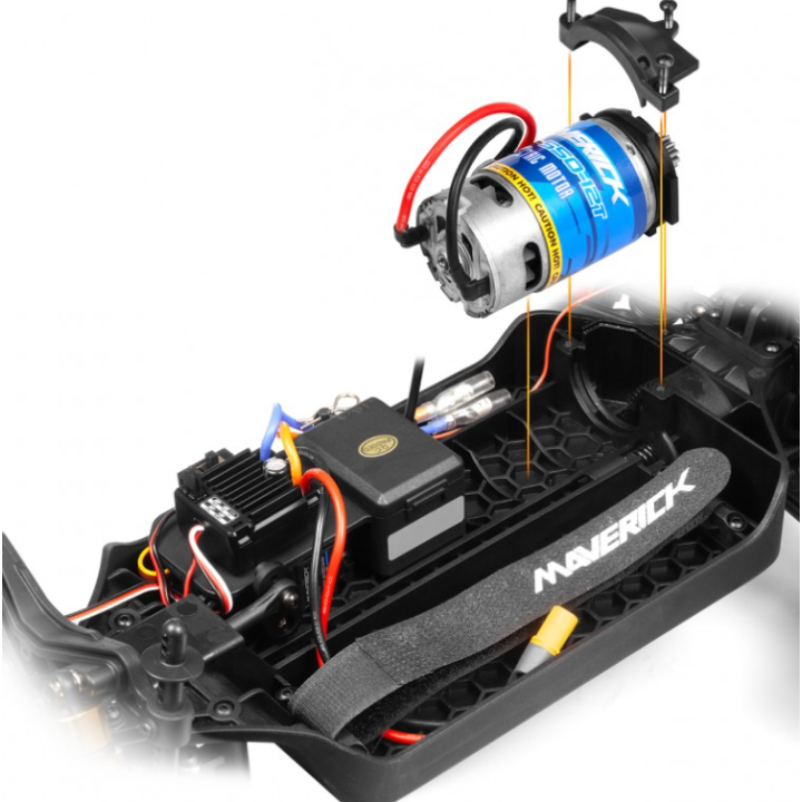 Maverick Quantum2 MT 1/10 Monster Truck Orange