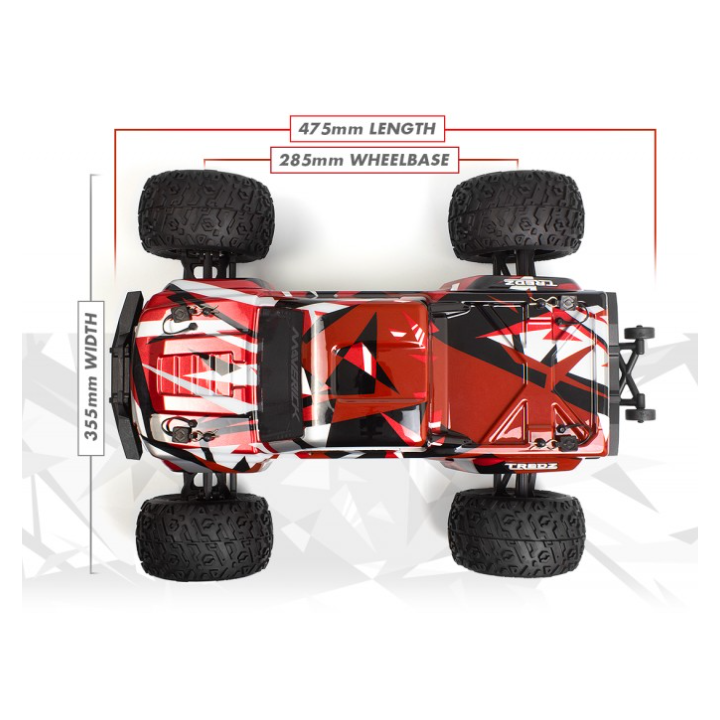 Maverick Quantum2 MT Flux 1/10 Monster Truck Red