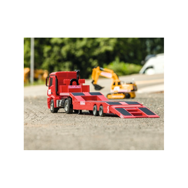 CARSON 1:20 MB Arocs Goldhofer 2.4GHz 100% RTR – Camión RC con remolque