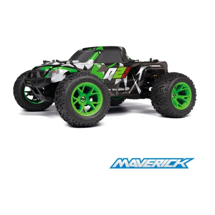 Maverick Quantum2 MT Flux 1/10 Monster Truck Green
