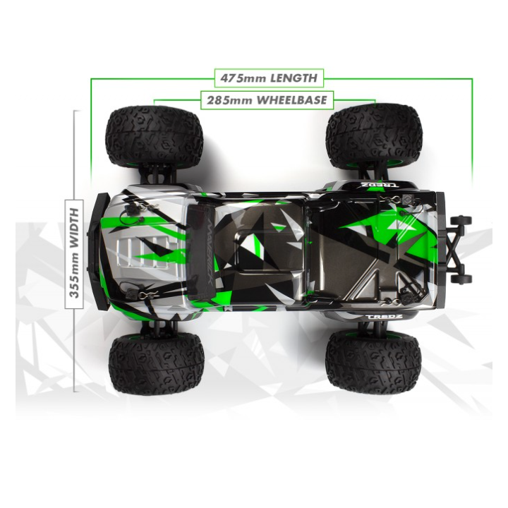 Maverick Quantum2 MT Flux 1/10 Monster Truck Green